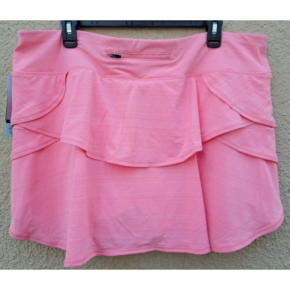 Ideology Skort Skirt Women XXL Peachberry Pleated NWT - Picture 8 of 10